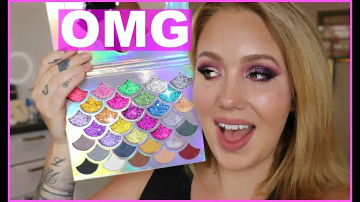 MERMAID GLITTER PALETTE- Cleof Cosmetics | First Impression, Tutorial & Swatches  Jade Madden