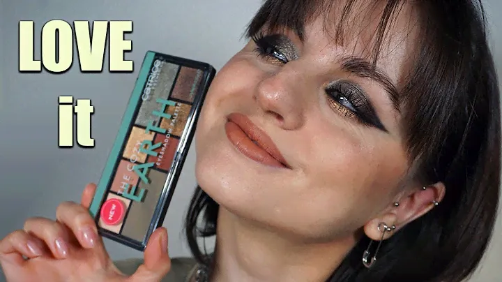 new fave drugstore palette | Catrice cozy earth swatch & makeup tutorial