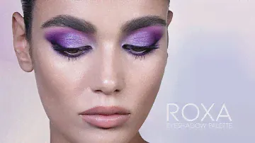 Purple Glam ft. ROXA EYESHADOW PALETTE | Natasha Denona Makeup