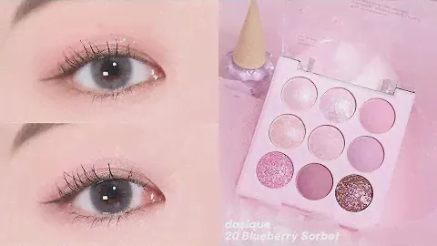 🫐시원한 쿨 모브! 데이지크 20 블루베리 소르베│쉬운1분_아이메이크업💭│쿨톤팔레트🍨│아이메이크업│됴브do_ob