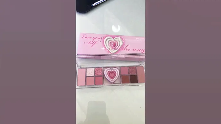 peripera eyeshadow All take mood like palette #01  pink 💓