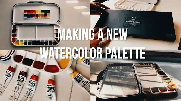 Setting Up A New Watercolor Palette | Mijello Watercolor Palette
