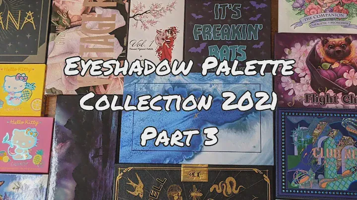 Eyeshadow Palette Collection 2021 :: lots of indie brands!! (PART 3/5)