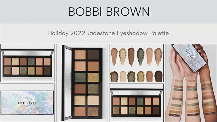 BOBBI BROWN Holiday 2022 Jadestone Eyeshadow Palette