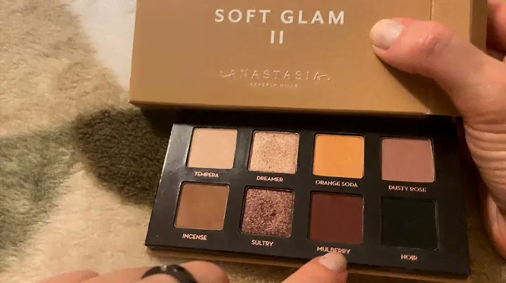 АСМР Тихий Голос Обзор Палетки Теней Anastasia Beverly Hills Soft Glam II / ASMR Eyeshadow