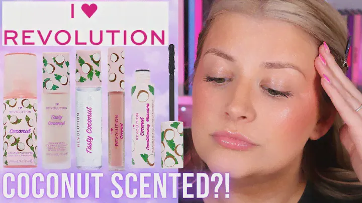 COCONUT SCENTED?! TESTING I HEART REVOLUTION TASTY COCONUT COLLECTION | COLLAB @makeupwithalixkate
