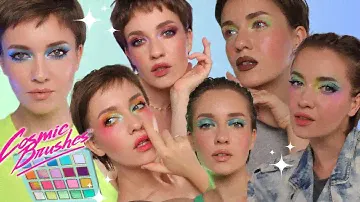 NIE UŻYWAŁAM LEPSZYCH PASTELI! Delicious Delights Cosmic Brushes - CAŁY TYDZIEŃ MAKIJAŻY