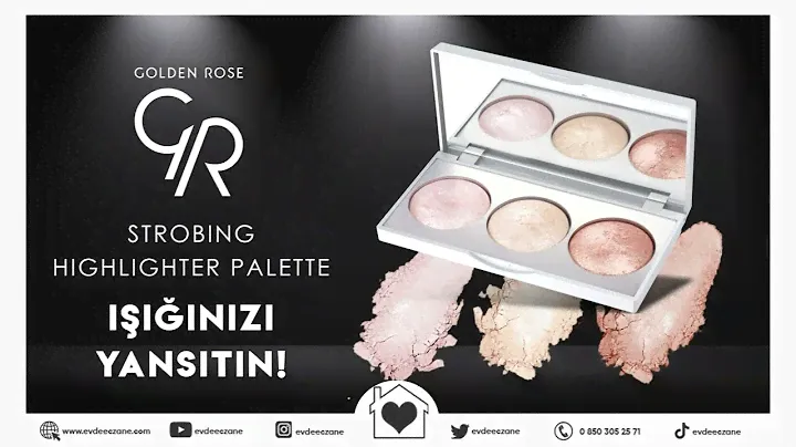 Golden Rose STROBING HIGHLIGHTER PALETTE İle Işığınızı Yansıtın!