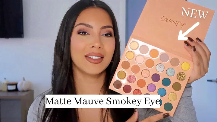 SOFT MAUVE SMOKEY EYE TUTORIAL USING COLOURPOP'S NEW ITS A MOOD PALETTE | Amber V Cruz