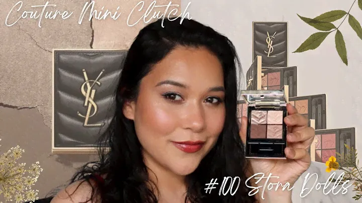 NEW! YSL Couture Mini Clutch Eyeshadow Palette #100 Stora Dolls | Demo & Comparison swatches