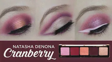 Natasha Denona Cranberry Palette | 3 Looks 1 Palette