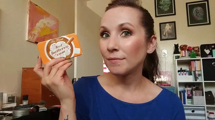 Too Faced HOT BUTTERED RUM Palette. 2 REVIEWS! COLLAB!
