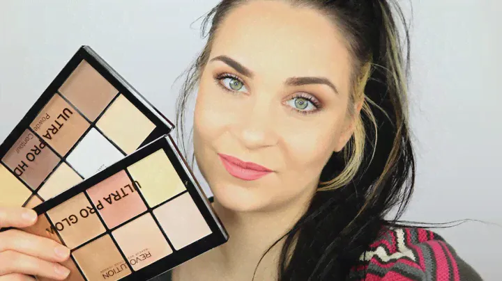 MAKEUP REVOLUTION  - ULTRA PRO HD POWDER CONTOUR - LIGHT, ULTRA PRO GLOW - Test + Swatches