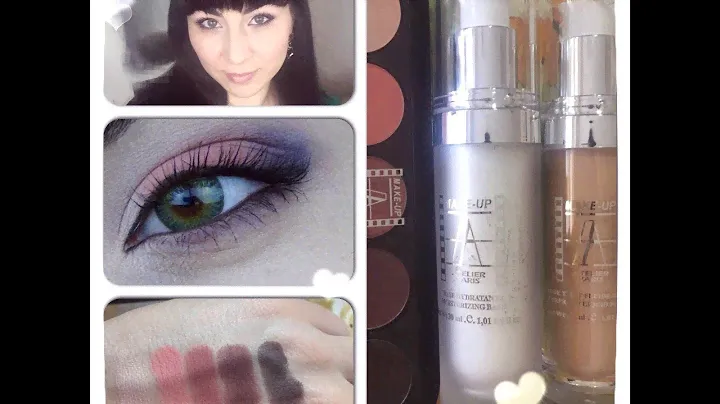 Макияж с  Make up Atelier:тональная основа, база под основу и макияж глаз с палеткой T19