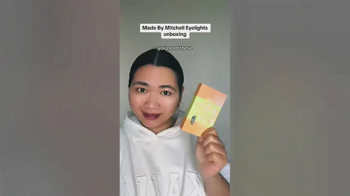 tiktok viral MADE BY MITCHELL eyelights palette unboxing✨