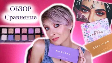 Обзор на палетку Norvina palette Anastasia Beverly Hills. Сравнение с другими палетками