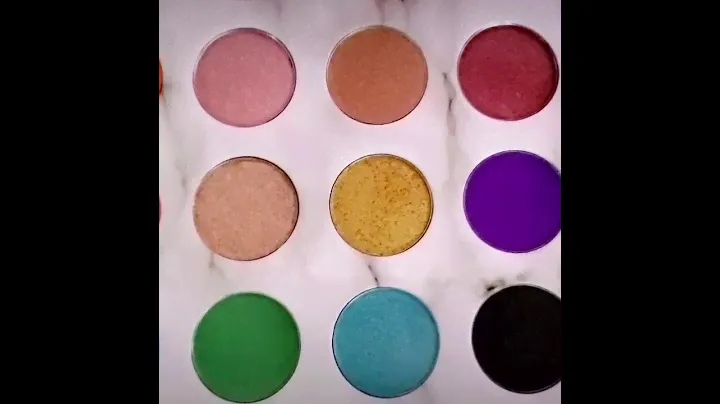 HOW TO: Glam Eyeshadow Palette Tutorial/ Glam Eyeshadow Palette Up Close And Personal