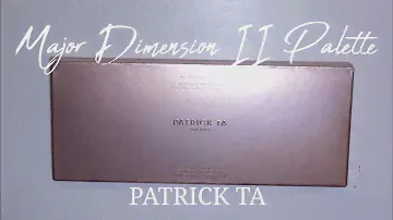 Patrick Ta Major Dimension II Rose 🌹 Eyeshadow Palette - Swatches and Comparisons