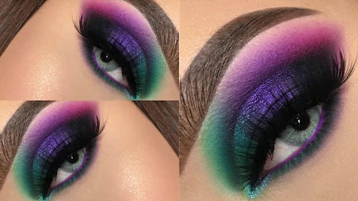 MERMAID EYE MAKEUP TUTORIAL | ABH NORVINA MINI VOL. 1 & 2