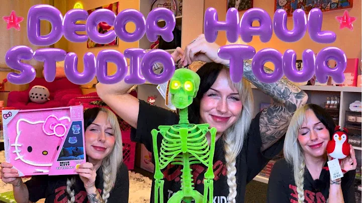 ⭐️✮Nail Studio Tour & Spooky Decor Haul!✮⭐️ Halloween haul, studio organization & tour!