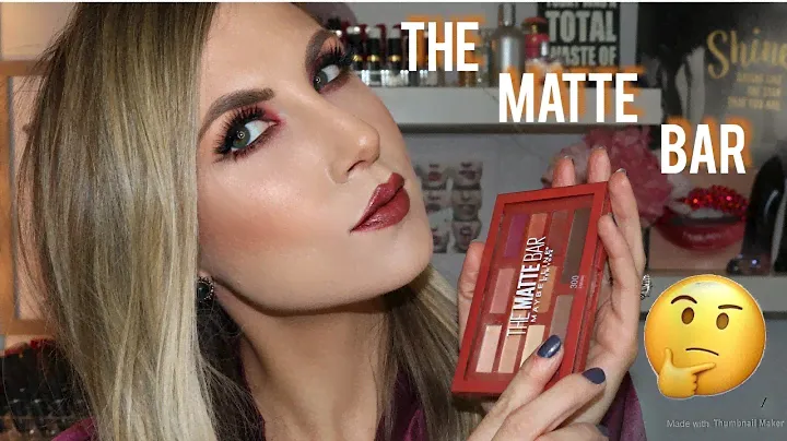 NEW! MAYBELLINE MATTE BAR | WORTH THE MONEY?!