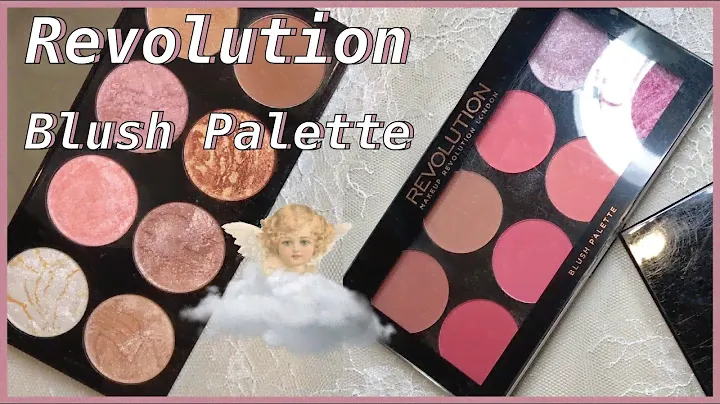 【Revolution Blush】Blush Palette Swatch Golden Sugar& Sugar and Spice_by Bambi 2020