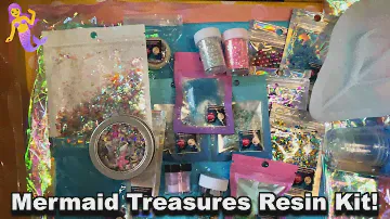 Unboxing Limited Edition Mermaid Treasures Resin Kit!🧜‍♀️