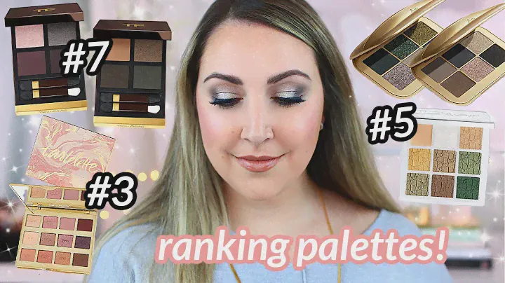 RANKING NEW EYESHADOW PALETTES!