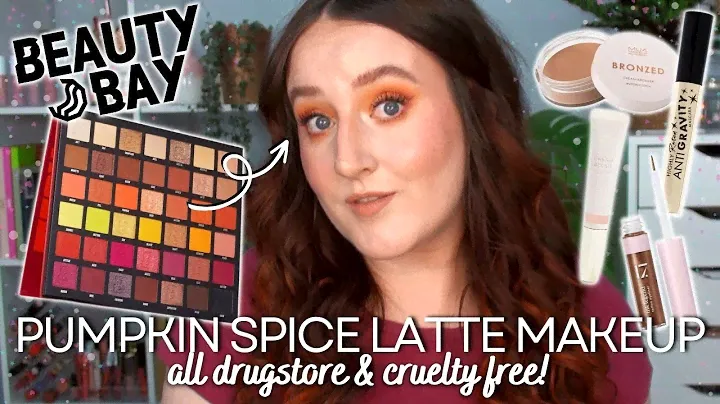 PUMPKIN SPICE LATTE MAKEUP LOOK! - Beauty Bay Fiery 2.0 Eyeshadow Palette Autumn Fall Tutorial