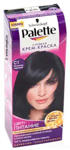 Краска для волос Schw Palette ICC C1 Иссиня черный