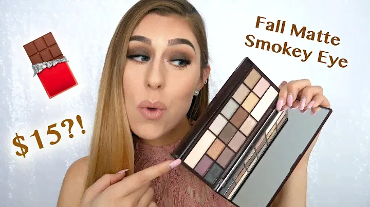 $15?! 🙀 MATTE BROWN SMOKEY EYE | Death by Chocolate Palette