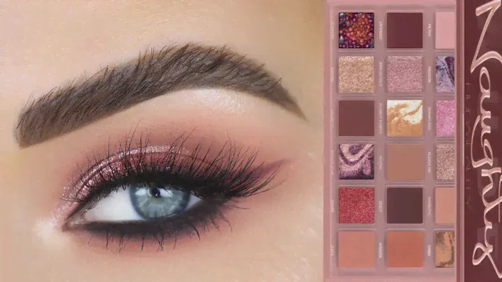Huda Beauty Naughty Nude Palette | Valentine's Day Eyeshadow Tutorial