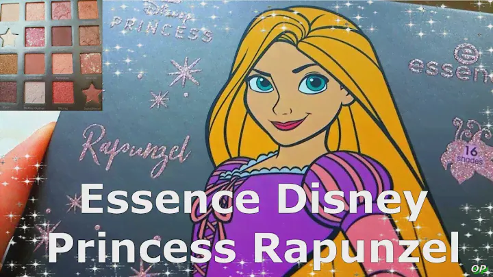 ESSENCE DISNEY PRINCESS RAPUNZEL . ПАЛЕТКА ТЕНЕЙ ESSENCE . ОБЗОР, СВОТЧИ . НОВИНКА