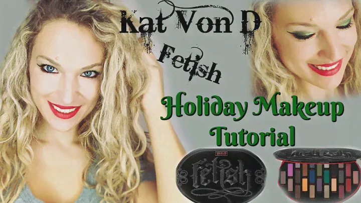 Kat Von D Fetish Palette Holiday Look Tutorial
