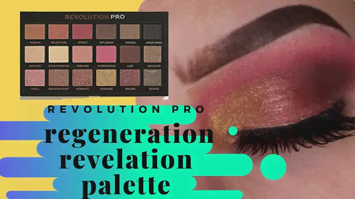 Revolution Regeneration Revelation Palette - Günstige huda beauty rose gold Palette ?