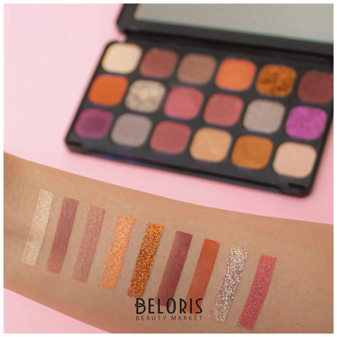 Makeup Revolution Палетка теней для век Forever Flawless Namaste Spirituality Eyeshadow Palette-3