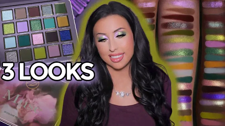 COSMIC BRUSHES MUSE PALETTE | 3 LOOKS + SWATCHES