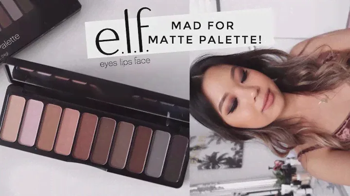 ELF MAD FOR MATTE PALETTE • 3 Looks, Review + Swatches