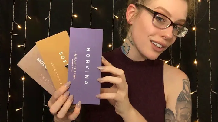 ASMR Eyeshadow Palette Collection & Closet | Beauty Tingles ~