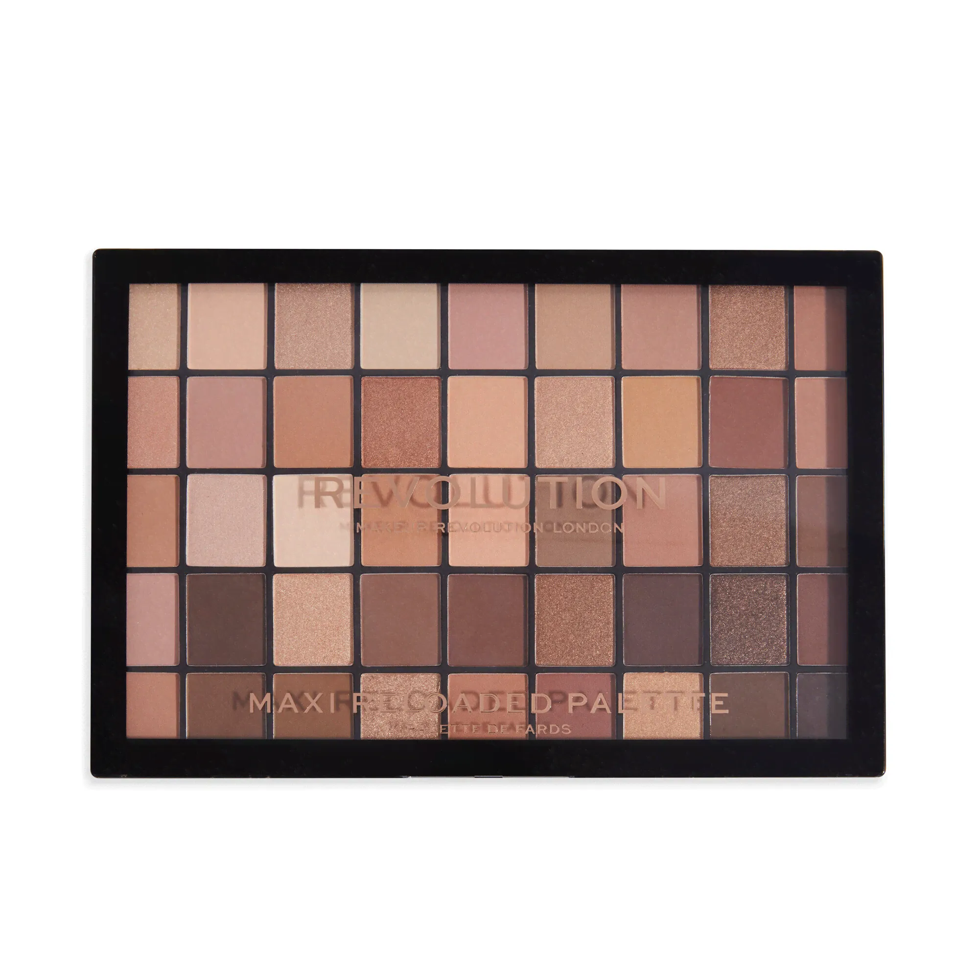 Makeup Revolution Палетка теней Maxi Reloaded Eyeshadow Palette Nudes-0