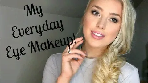 My Everyday Eye Makeup - Naked 2 Basics palette only! | TheBlondeBeautyy