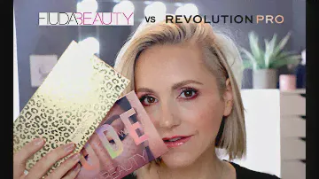 HUDA BEAUTY Nude VS REVOLUTION PRO Neutral Palette