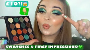 🟢MAKEUP OBSESSION AFTER DARK PALETTE🟢//SWATCHES & FIRST IMPRESSIONS🟢//MISSECBEAUTY🟢