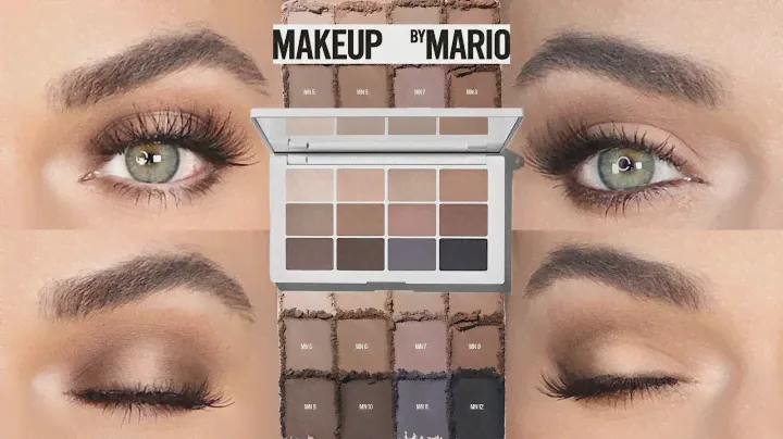NEW Makeup By Mario Master Mattes The Neutrals Palette TWO DETAILED EYESHADOW TUTORIALS!