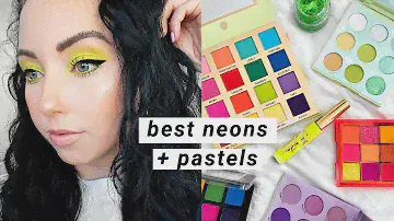 neon + pastel eye makeup YOU NEED TO TRY! Eyeshadow, Glitters, Liners