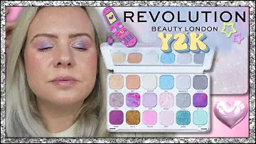 NEW! REVOLUTION Y2K DREAMER FOREVER FLAWLESS EYESHADOW PALETTE Review & Swatches | Clare Walch