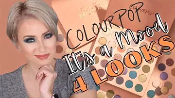 COLOURPOP IT'S A MOOD PALETTE | 4 LOOKS | Steff's Beauty Stash