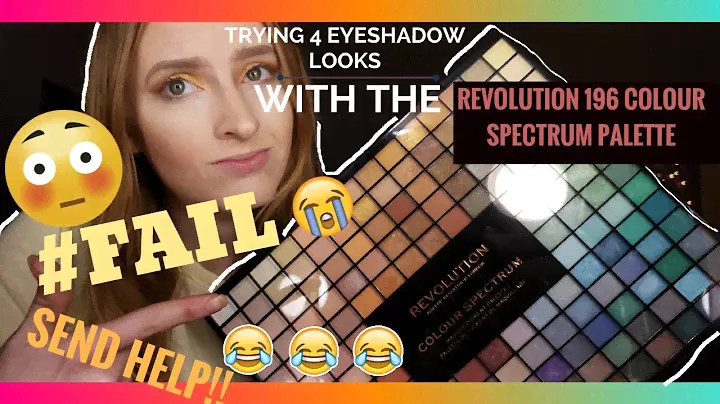 4 LOOKS WITH THE REVOLUTION 196 COLOUR SPECTRUM PALETTE (TUTORIAL)