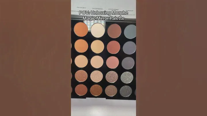 Morphe Magic Mirror Palette | #beautyinfluencer #swatches