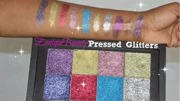 PRESSED GLITTERS! EuniqueBeauty Swatches & Review